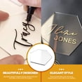 thumbnail image 1 of OULII 10pcs Wedding Table Seating Cards Acrylic Guest Name Labeling for Parties, 1 of 8