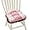 Cute Pink, variant on Boho Quilted Cotton Chair Cushion 16"x16"×2'' with Non-Slip Ties & Gripper Back - Machine Washable PP Filled Seat Pad for Dining, Kitchen, Office Chairs - Stylish Patchwork Design (Pattern A)