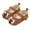 Coffee, variant on Ruyang Princess Shoes for Baby Girls Bow Dots Soft Sole Hook and Loop Wide Toe Box Shoes Summer Non-Slip Casual Dress Shoes