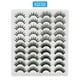 thumbnail image 1 of 20 Pairs False Eyelashes Natural 4 Styles 3D Reusable Soft False Eyelashes Fluffy False Mink Eyelashes Thin Flexible False Lashes Easy to Wear, 1 of 5