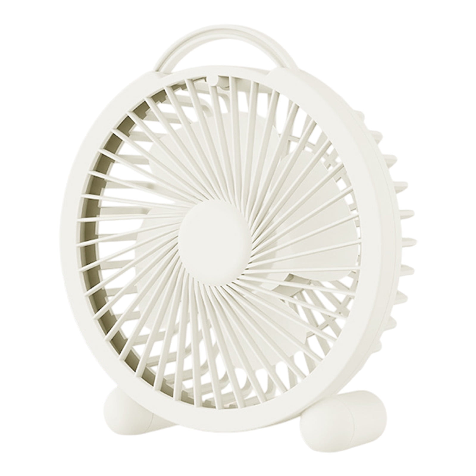 Qocolhg Lightweight Desktop Fan, Easy to Carry Suitable for Travel and Home Use,Personal Mini Portable Compact Desktop Table Fans, Cooling for Home Office Car Travel Indoor Outdoor Clearance (White)