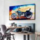 thumbnail image 4 of Motocicleta diamante pintura 5D taladro redondo completo bordado Rhinestone decoración del hogar FLhrweasw Nuevo, 4 of 9
