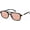 Black Frame/Light Orange Red Lens, variant on 3 Colors Double Bridge Square Aviator Sunglasses, UV400 Gradient Lens Retro Fashion Sun Glasses Lightweight Outdoor Shades for Men Women