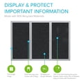 thumbnail image 2 of Ghent's 48" x 72" 3 Door Enclosed Rubber Bulletin Board in Multi-Color, 2 of 6