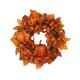 thumbnail image 1 of Corona de calabaza para festival, colgante luminoso de hojas de arce y bayas para puerta de entrada, decoración de Acción de Gracias, corona para colgar en la pared, 1 of 7