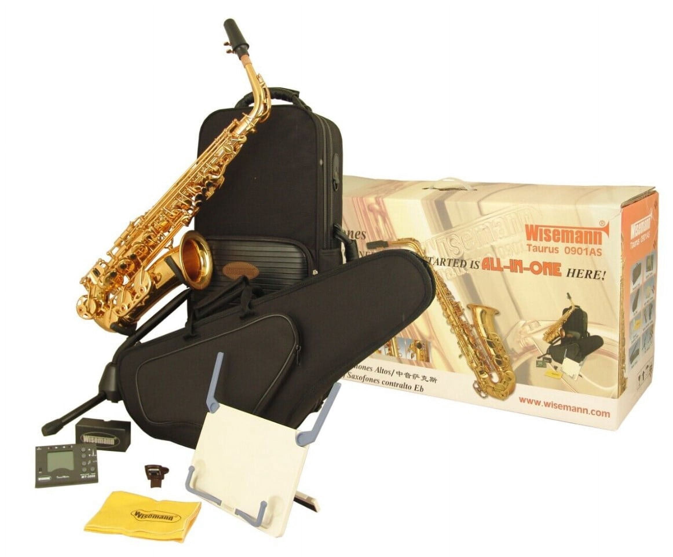 Saxophone Alto Classic Cantabile AS-450 Rouge Antique - Débutant Et Confirmé - Son Chaud - Avec étui Et Accessoires