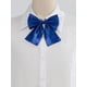 thumbnail image 2 of INSPIRE CHIC Corbata de moño preatado para mujer con correa ajustable de color sólido Talla única Azul real, 2 of 6