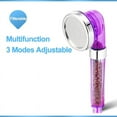 thumbnail image 3 of 3 Mode Bath Shower, Adjustable Jetting Shower Head for Men & Women, High Pressure, Water Saving, Bathroom Anion Filter, Shower SPA Nozzle, 3 of 16