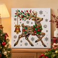 thumbnail image 5 of Diamond Painting Kit with Square Drill Gems, Christmas Theme Diamond Art for Adults Relaxation Stress Relief, Festive Holiday Home Wall Decor DIY Craft Kit 1 Pack, 5 of 7