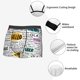 thumbnail image 3 of Fotbe Hello Calzoncillos Tipo Boxer con Bolsa de Soporte Total para Hombre, X-Temp Fresco, Transpirable y de Secado Rápido-Medium, 3 of 5