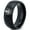 Black Dome Polish Tungsten, variant on Tungsten Octopus Squid Sea Creature Band Ring 8mm Men Women Comfort Fit Black Dome Brushed Polished