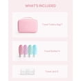 thumbnail image 2 of Neceser YINKECASE para mujer con contenedores de viaje, color rosa, 2 of 7