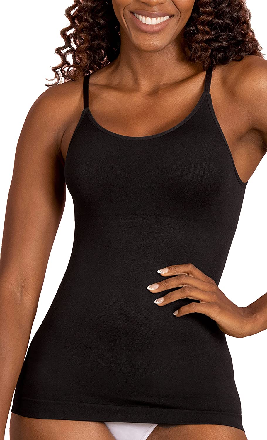 Scoop Neck Compression Cami - Tummy and Waist Control Body Shapewear Camisole - Walmart.com