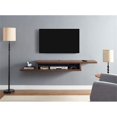 thumbnail image 1 of Asymmetrical Wall Mounted Wood TV Console Entertainment Center 72-inch Brown, 1 of 5