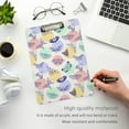 thumbnail image 5 of FMSHPON Butterflies Clipboard Hardboard Wood Nursing Clip Board and Pull for Standard A4 Letter 13x9 inches, 5 of 7