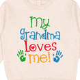 thumbnail image 3 of Inktastic My Grandma Loves Me Toddler Sweatshirt, 3 of 4