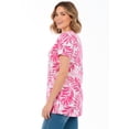 thumbnail image 3 of Woman Within Plus Size Perfect Printed Short-Sleeve V-Neck Tunic, 3 of 6