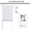 thumbnail image 6 of SYNGAR Bathroom Above Toilet Cabinet, Espresso MDF Storage Cabinet, Bathroom Storage Space Saver with Adjustable Shelf & Glass Door Cabinet, Over The Toilet Storage for Bathroom, K3826, 6 of 9