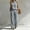 Gray, variant on Caywon Womens 2 Piece Square Neck Cami Top Wide Leg Pants Set Sleeveless Elastic Waist Loungewear Breathable Wrinkle-Free Casual Loose Fit Conjunto de Ropa para Mujer