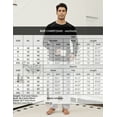 thumbnail image 6 of Men's Soft Cotton Pajama Set with Pockets - 2-Piece Breathable Long Sleeve Sleepwear & Loungewear, Drawstring Waist Comfort Fit,XXL, 6 of 11