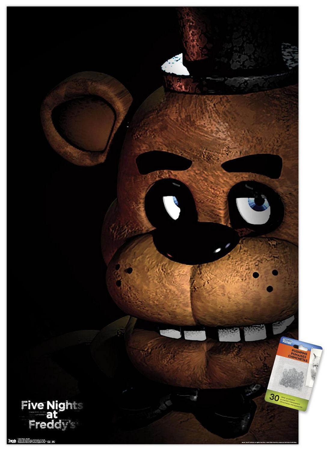 Five Nights at Freddy's - Freddy Wall Poster, 14.725" x 22.375"