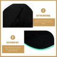 thumbnail image 2 of LOLIPPYY 1 Ensemble Casquette de Baseball LED Noire pour Extérieur avec Taille Ajustable, 2 of 8
