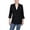 Black, variant on Womens Petites Solid  Two-Button Blazer