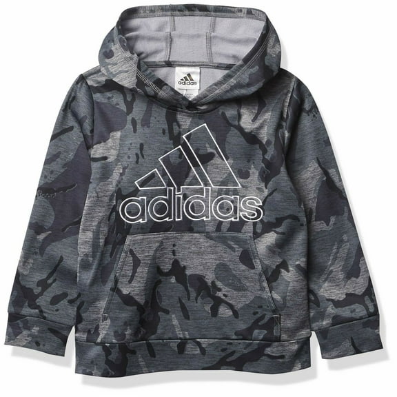 adidas Boys Active Sport Athletic Pullover Hooded Sweatshirt Sweatshirt Medium