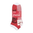 thumbnail image 2 of Coca Cola 5 Pack Ankle Running Coloured and Striped Patterned Socks, 2 of 2