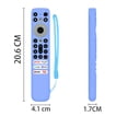 thumbnail image 2 of Silicone Case Remote Control Storage Dustproof Cover with Protective Belt Lanyard for TCL RC902V, 2 of 8