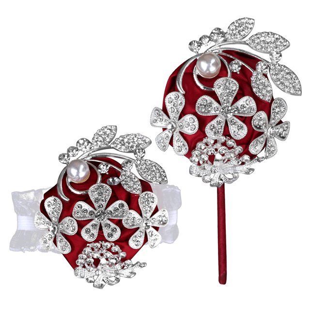 Ruban de Mariée Fleur de Poignet Fleur de Poignet Design Unique