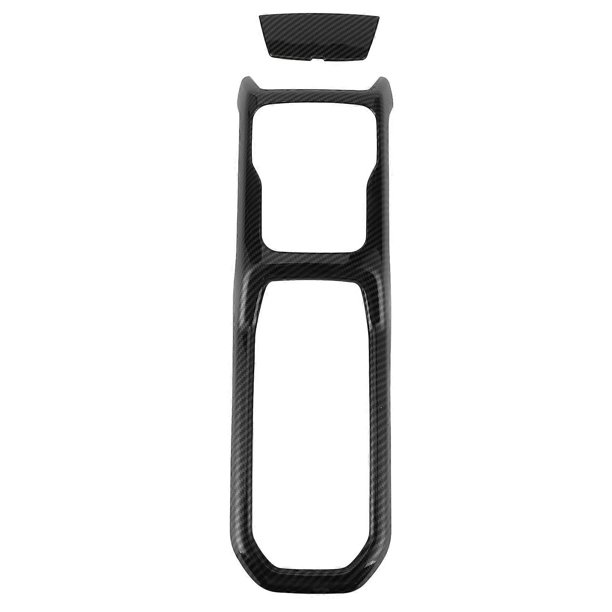 Gear Shift Panel Frame Cover Cup Holder Trim Carbon Fiber Style Fit for Jeep Wrangler Rubicon 2018+