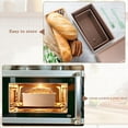 thumbnail image 3 of 3 Pack Set Pullman Loaf Pan with Lids, 2 lb & 1 lb & 0.5 lb Dough Capacity,Non-Stick Sandwich Bread Loaf Pan for Homemade Baking Bread, 3 of 5