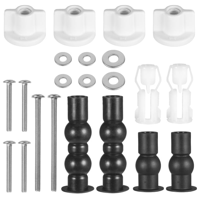 Advancent Piezas de reparación del conector de montaje del inodoro de bisagra para fijaciones de la cubierta del asiento del inodoro de Accesorios de baño