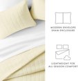 thumbnail image 5 of Noble Linens Yellow Square Pattern Quilted Coverlet Set, Twin / Twin XL, 5 of 9