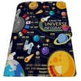 thumbnail image 2 of PKQWTM Galaxy Horizons Universe Planets Skyrocket Astronaut Solar Book Cover Book Protector Book Sleeve Book Pouch Book Bag 6x9 inch, 2 of 4