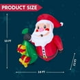 thumbnail image 7 of 3.5 FT Tall Christmas Inflatable Santa with Gift Bags Broke Out from Window, Blow Up Inflatable with Build-in LED for Window Decor, Xmas Party Indoor, Outdoor, Yard, Garden, Lawn Decoration, 7 of 7