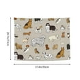 thumbnail image 6 of Kdxio Dog Animal Wall Hanging Tapestries Banner For Bedroom College Dorm Home Living Room Party Decor 29X37 In, 6 of 8
