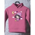 thumbnail image 3 of Cute Girl W Witch Costume Hoodie Toddler -Image by Shutterstock,  5 Toddler, 3 of 4