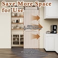 thumbnail image 4 of 36''x84'' White Primed Paintable Sliding Barn Door – Solid Manufactured Wood, Closet & Pantry Interior Door with Complete Installation Hardware Kit, 4 of 6