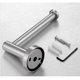 thumbnail image 3 of Soporte para papel higiénico: soporte para papel de almacenamiento, estante onizador de de montaje en pared de material acero inoxidable 304 para Punching_Silver perfecl Soporte de toallas de papel adhesivo, 3 of 8