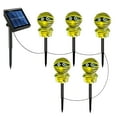 thumbnail image 2 of HomeKingdee Solar Jack O Lantern Stake String Lights - Halloween Pathway Decor for Outdoor Halloween Yard Display, 2 of 6