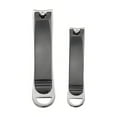thumbnail image 3 of 2 PCS Ultra Sharp Zinc-aluminum Alloy Nail Clippers Set for Men&Women Travel Kit,Home Nail Clipper Beauty Kit Gray, 3 of 8
