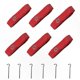 thumbnail image 1 of 6-Piece Volleyball Court Line Set for Beach Sports Marking Equipment Red Markers, 1 of 5