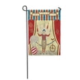 thumbnail image 1 of SIDONKU Red Circus of Joggles and Elephant Vintage Clown Juggler Carnival Tent Unicycle Garden Flag Decorative Flag House Banner 12x18 inch, 1 of 1