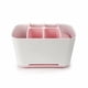thumbnail image 1 of Organizador de cepillos de dientes eléctrico, soporte para cepillos de dientes, soporte para pasta de dientes, soporte para cepillos de dientes, estuche de maquillaje, baño, 1 pieza (rosa), 1 of 5