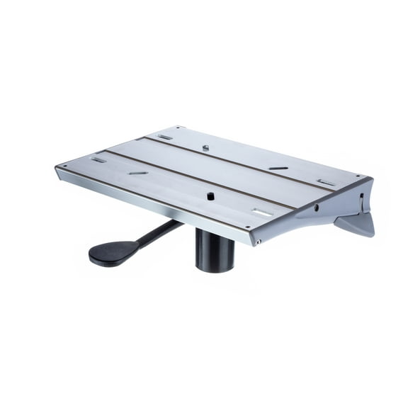 SwivelEze 238162-4 238 Series Plated Steel 0 Degree Seat Mount with Slider & Right Handle