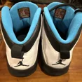 thumbnail image 2 of Ni - ke Ni - ke Air Jordan 10 Retro High Top White, Powder Blue, Black, Size 10.5 2014, 2 of 5