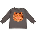 thumbnail image 3 of Inktastic Tiger Face Boys or Girls Long Sleeve Toddler T-Shirt, 3 of 5
