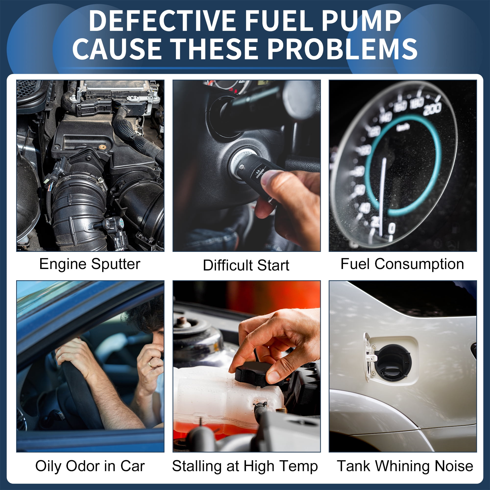High Pressure Fuel Pump for Chevrolet Equinox Malibu Impala for GMC Terrain No.12641847 Fuel Pump Assembly
